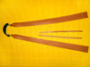 Handgefertigter Butterfly-Flachbandgummi für Schleuder/Zwille, Thera-Band Gold, einfach, Länge 28 cm