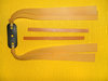 Handgefertigter Naturlatex-Flachbandgummi High-Speed, 2-fach, Länge 25 cm, Stärke 0,75 mm - ANGEBOT