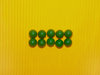 Kunststoffkugeln PP (Polypropylen) 12,7 mm / 1/2 Zoll - Qualität, GRADE II / grün, unpoliert